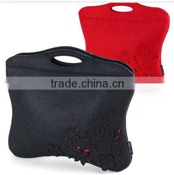 wool women tote felt bag for women casual felt handbags female shopper bag felt shoulder women bag