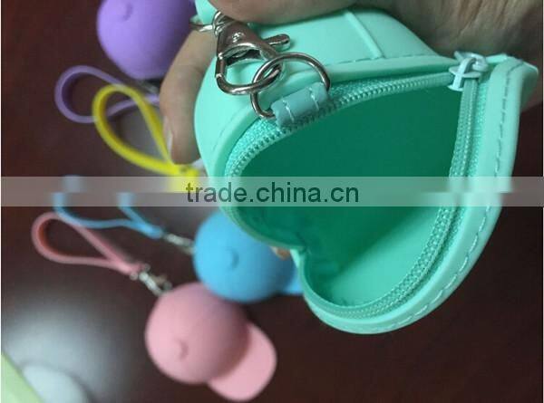 2016 New Style Newest Design Jelly Candy Color Baseball Cap Coin Bag For Girls