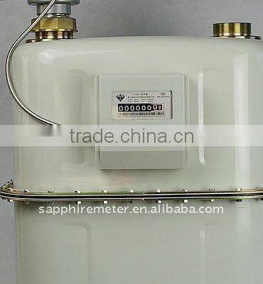ICG25S Sapphire Diaphragm Industrial Steel Case IC card prepaid intelligent Gas Meter