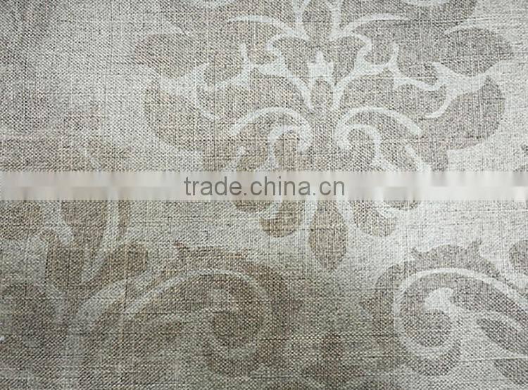 Cheap spain terylene continuous jacquard curtain fabric designs