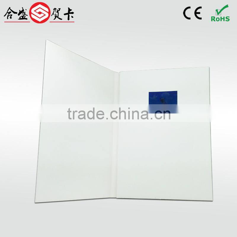 video player greeting card for invitation or gift