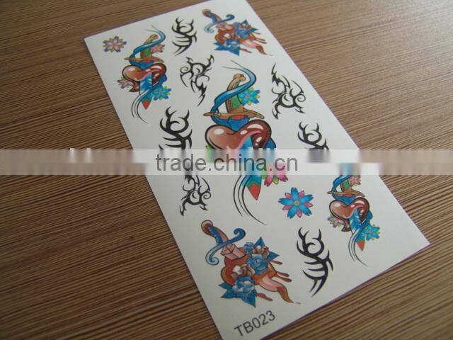 DIY product body tattoo sticker,body temporary tattoo sticker