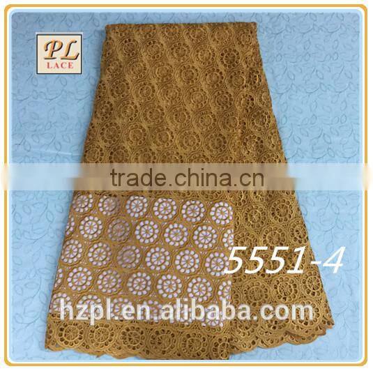 2016 latest dress design best selling african fabric lace dress design