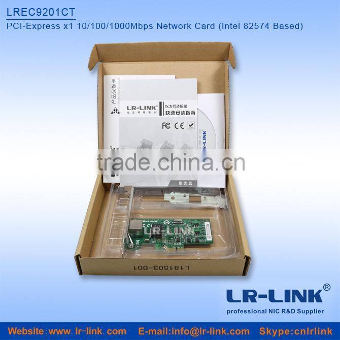 LREC9201CT Intel 82574 PCI-Express x1 10/100/1000Mbps Network Card Compatible with Intel 9301ct PXE Bootroom