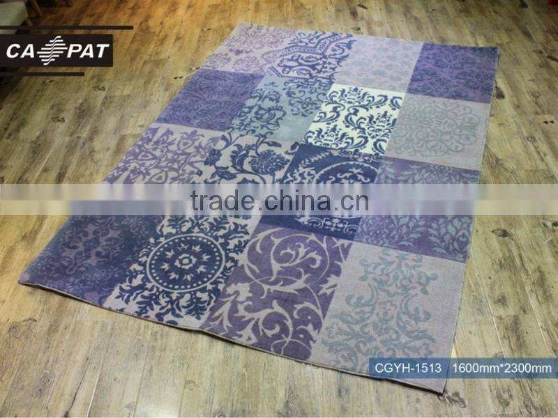 China 80 wool 20 nylon woven axminster carpet luxury hotel carpet CGYH 1517