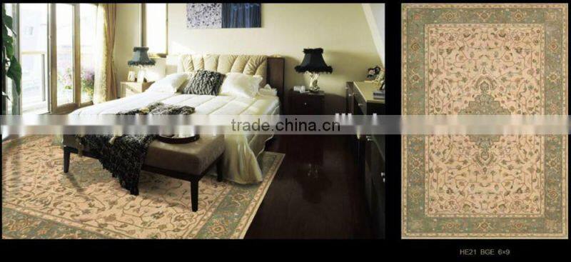 High Quality Wool Rugs And Carpet For Hotel(HE21 BGE )