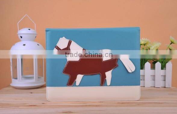 New design bulk for ipad mini horse leather case