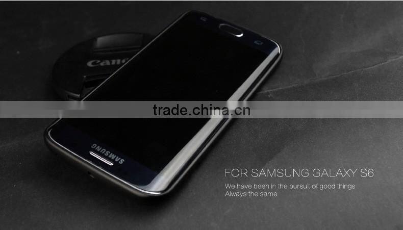 Luxury High Quality Pu Leather Case For samsung s6 edge