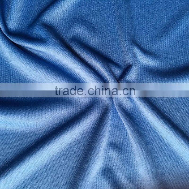 110g/sm 100% polyester interlock fabric knit double sided lining fabric