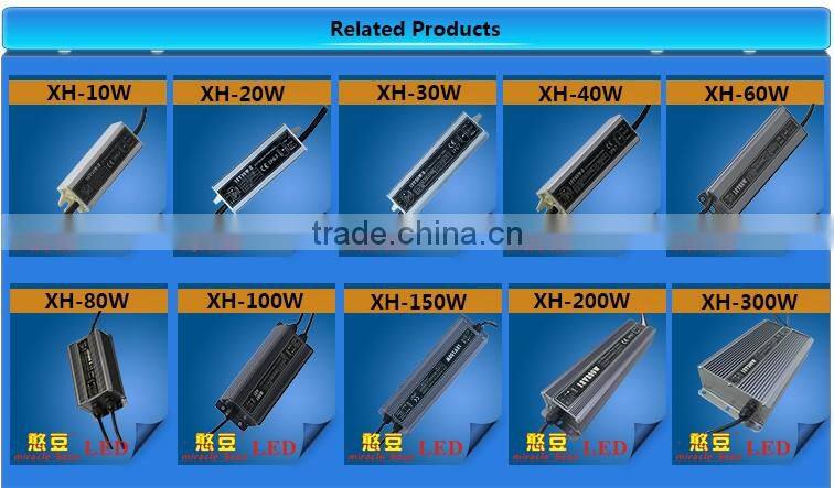 short circuit IP67 waterproof outdoor using for led light string 10W transformer