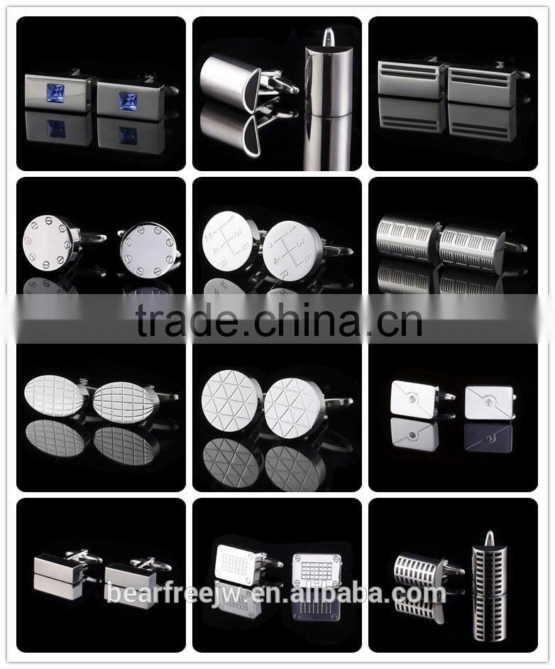 classic Style best gift black Cross enamel cufflinks