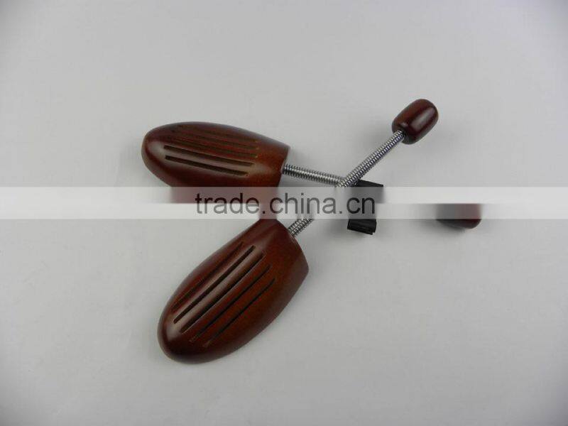 red cedar wood shoe trees china/footwear stretching/tree with double spring