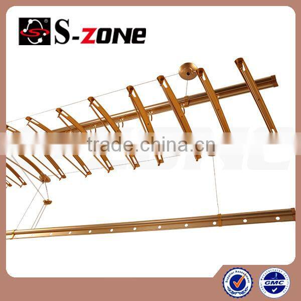 Aluminum alloy hanging Clothes Drying Rack Manual Cloth Rack for Ceiling Mounted