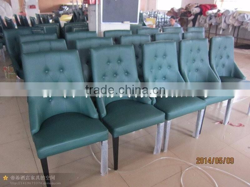 hotel furniture/Banquet upholstered Aluminum Wood-Grain Chairs