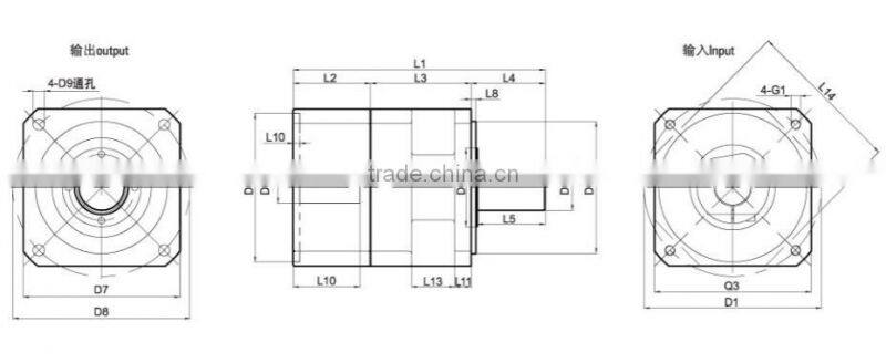 CNC Machine Tool New Precise Gearbox