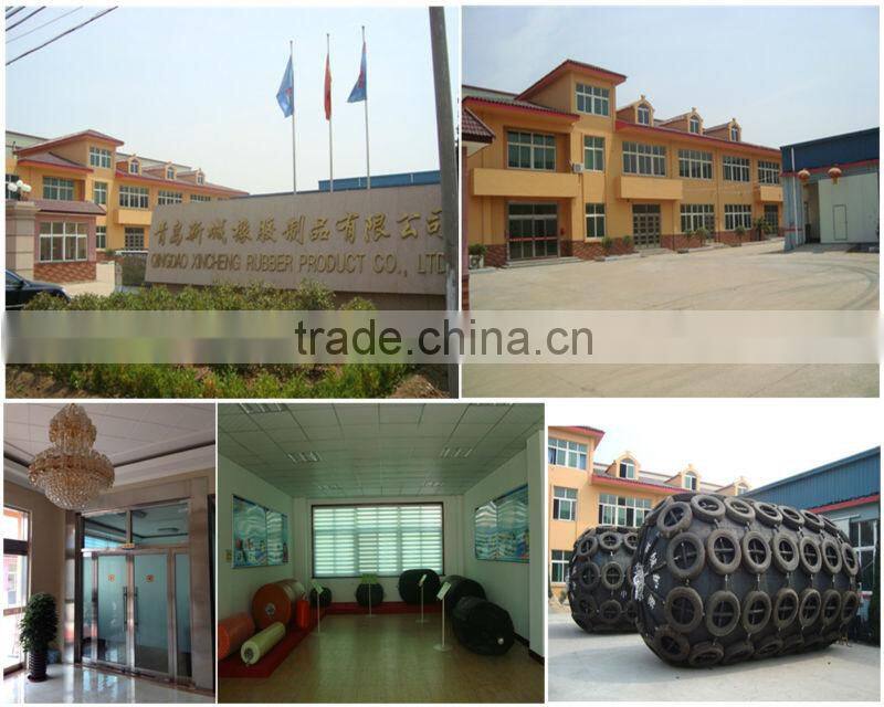 marine solid D shape rubber fender