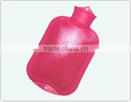 red rubber ribbed hot water bottle wholesale