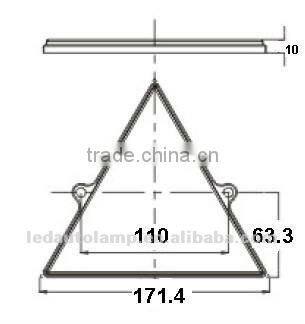 E-Mark Trailer Truck Triangle Reflectors