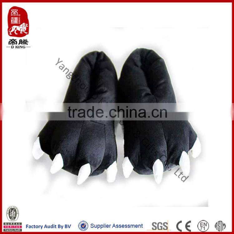 China wholesale stuffed toy paw cutom adult funny slippers