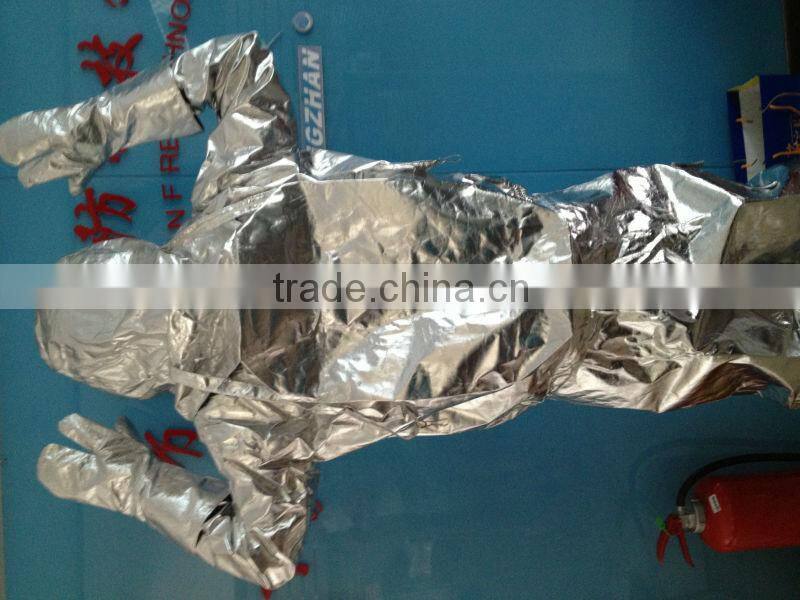 fire resistant suit with aluminum foil,alumizied fire suit,fire retardant clothing,fire clothing,fire protective clothing