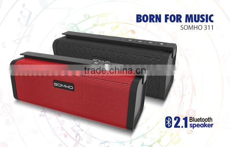 2015 new product wireless bluetooth boom box speaker, portable speaker box with NFC