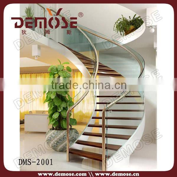 indoor metal oak treads stairs