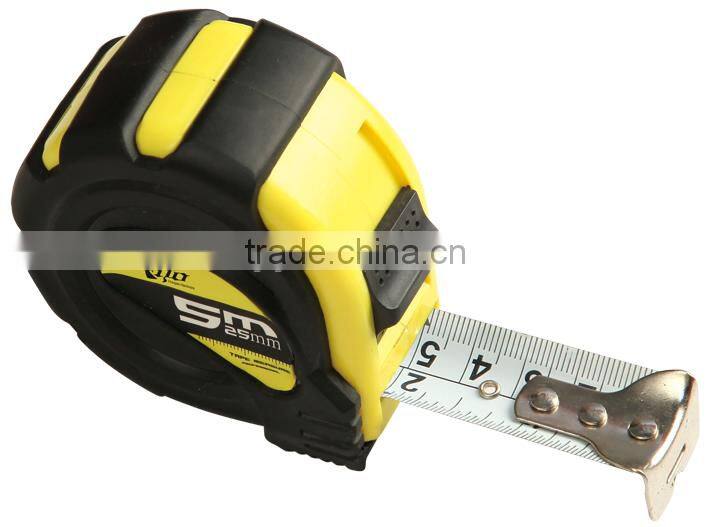 3m/5m/7.5m/8m/10m custom tape popular in South America 25mm width steel cases tape measure