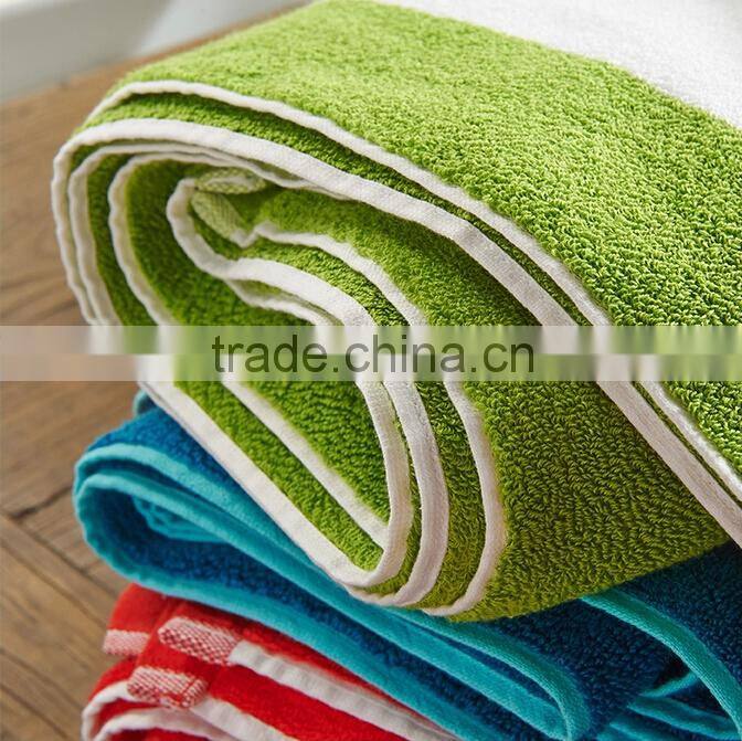 100% NEW design soft cotton terry woven jacquard sweat towel custom jacquard sweat bath towel