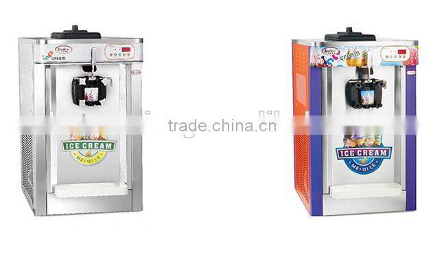 Stainless steel ice cream machine