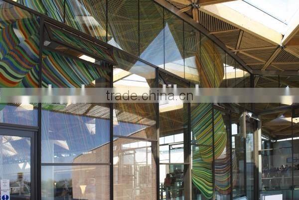 Colored Printed Glass Decorative Exterior Glass Wall Panels