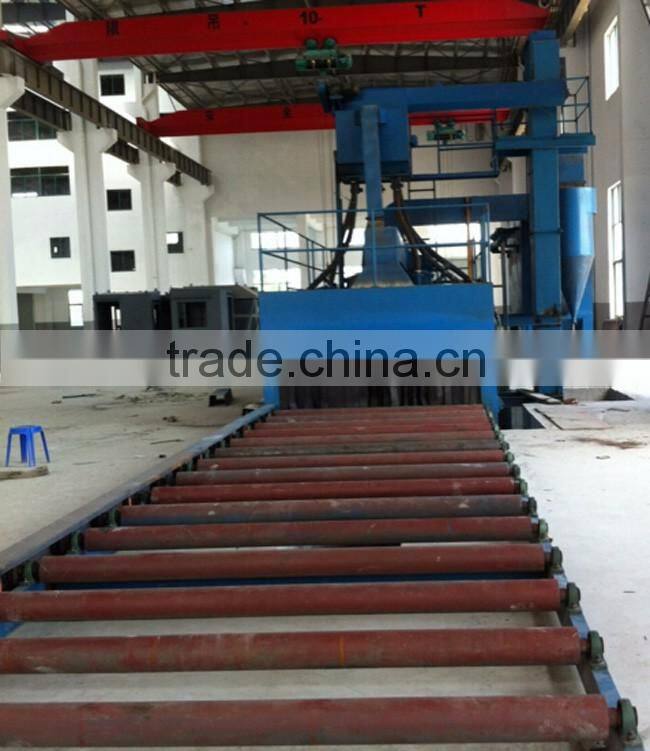Metal sheet shot blast machines