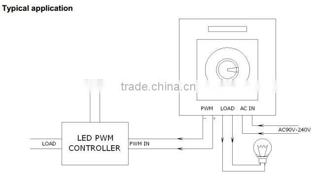 LED Lighting Intelligent Dimming Controller,With Infrared 12 Key Panel Dimmer,Triac LED Dimmer