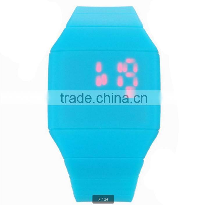 2013 silicone led touch screen watches