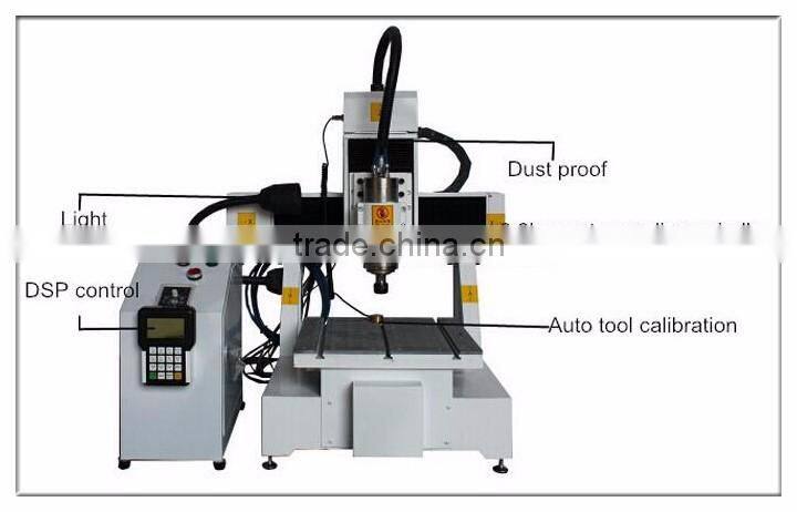 2.2kw water cooling spindle engraving cnc router machine with DSP conroller