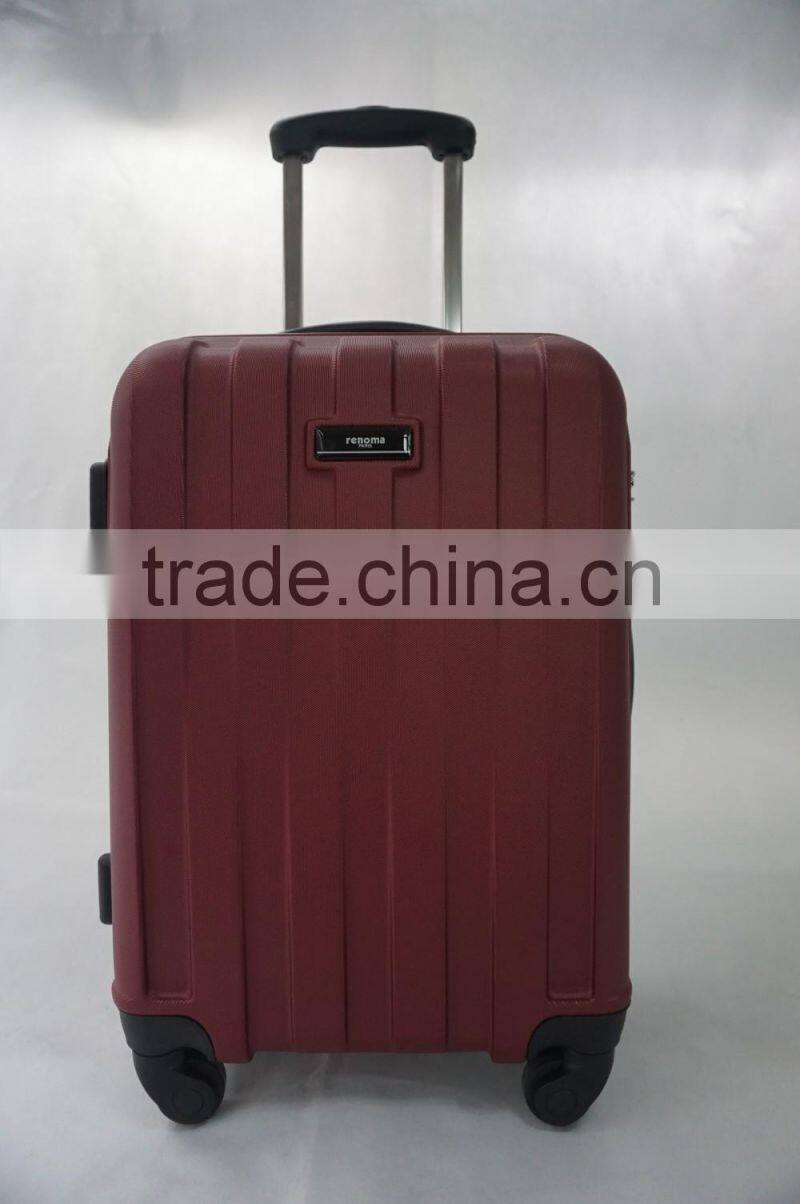2016 china factory trolley Fashion ABS luggage bag uggage set/travel luggage