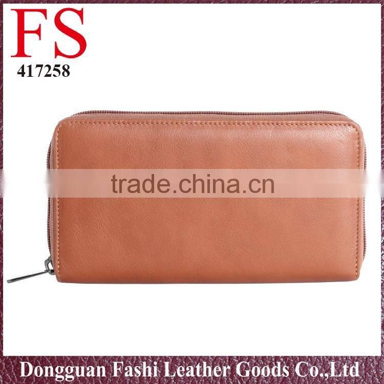 wholesale Long High Quality snacke skin pu Leather Women Wallet made in china