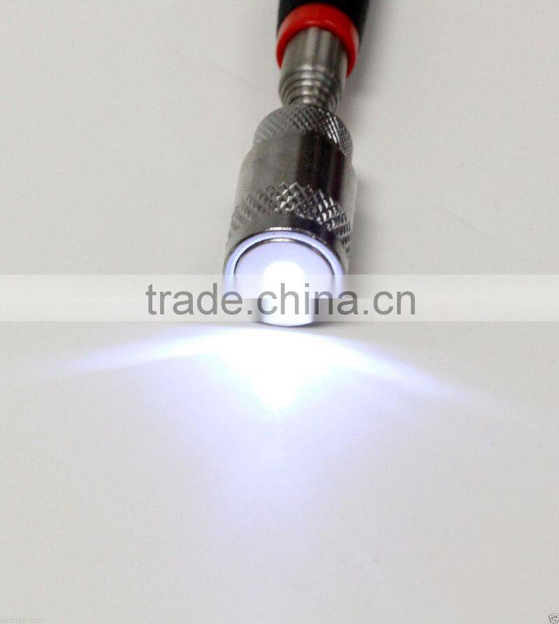 Telescoping pick-up magnetic LED light