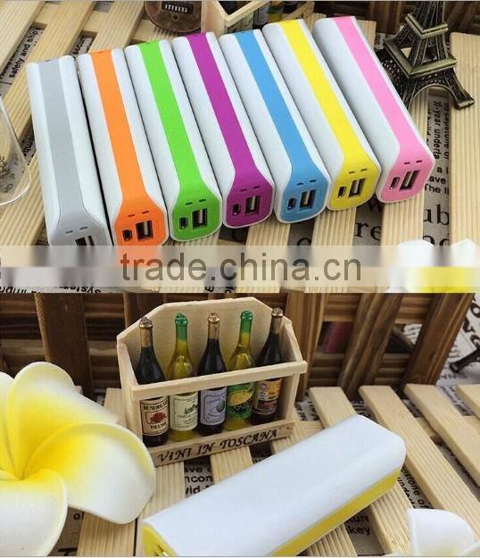 2016 promotional power bank,portable power bank,2600 mah poer bank