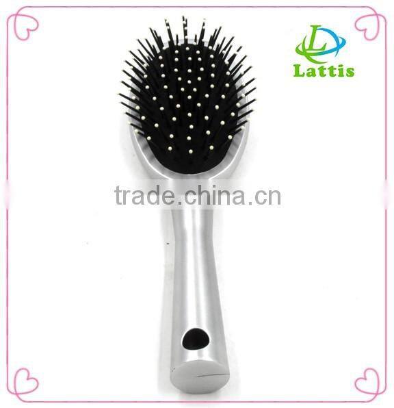 Good quality top selling new fashion pink color plastic hair brush