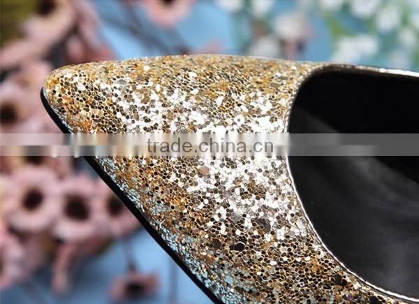 Chunky Glitter Fabric with strong twill backing popular use for ladies shoes ,handbags ,wallets ,evening bags