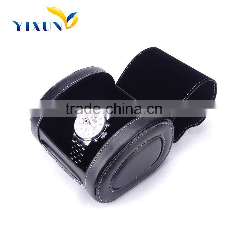 high quality custom design cotton paper strong cardboard watch box with black foam insert