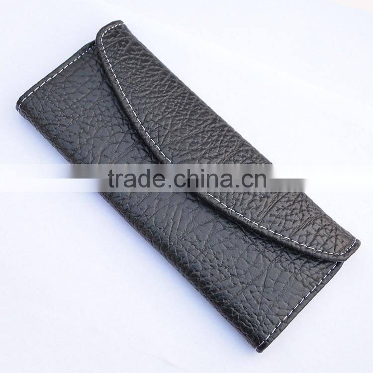 Wallet PU Leather Bag For Professional Hairdressing Shear Scissor Packing Bag Storage Case