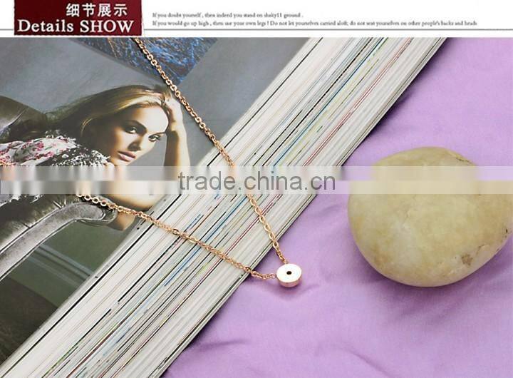 KSTONE Fashion Jewelry Rose Gold Round Shaped CZ Diamond Crystal Stud Earrings