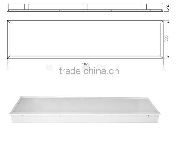 high quality suspended led panel light 120x30 cm