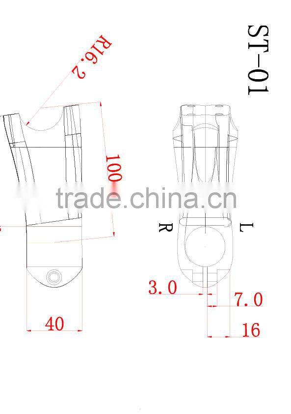 China gold supplier Reliable Quality 7 led bicycle handle bar front light