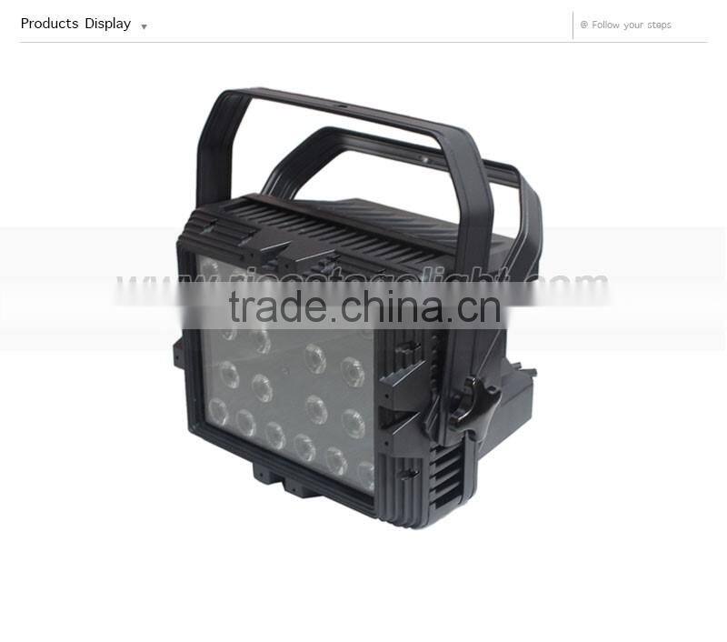 outdoor ip65 20x15w rgbwa amber wash light colour changing led night light