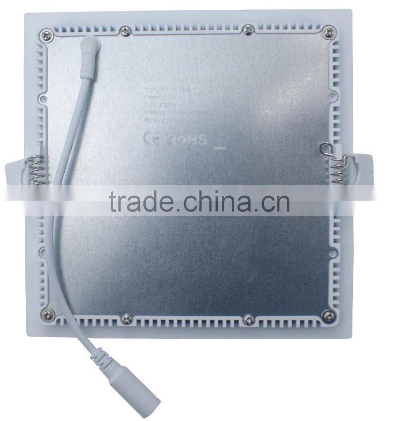 Singapore,12W,180x180x20mm,Low Profile LED Panel Luminaire,Emergency Aperture Square Low Profile LED Panel Fixture