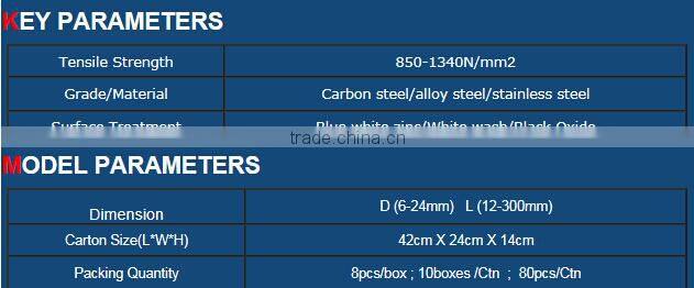 Good quality best price 904L stainless steel bolt best price