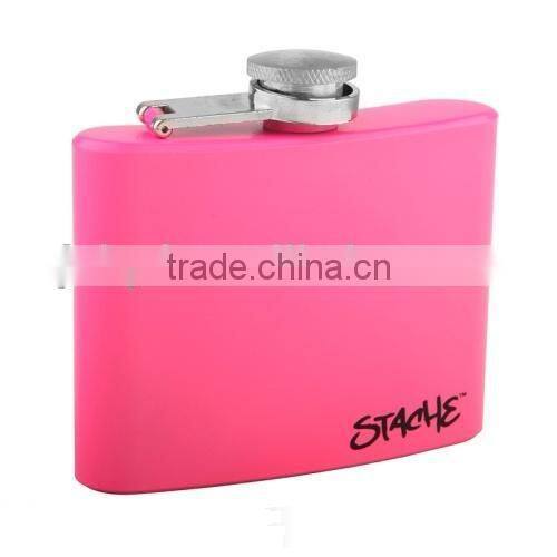 High quality stainless steel colorful hip flask