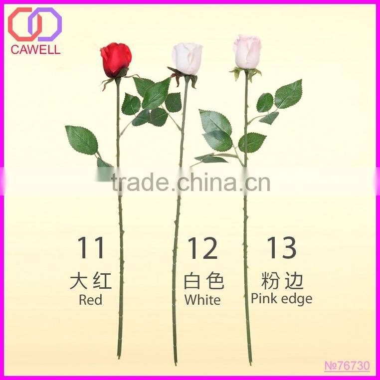 artificial fake single rose plastic flower